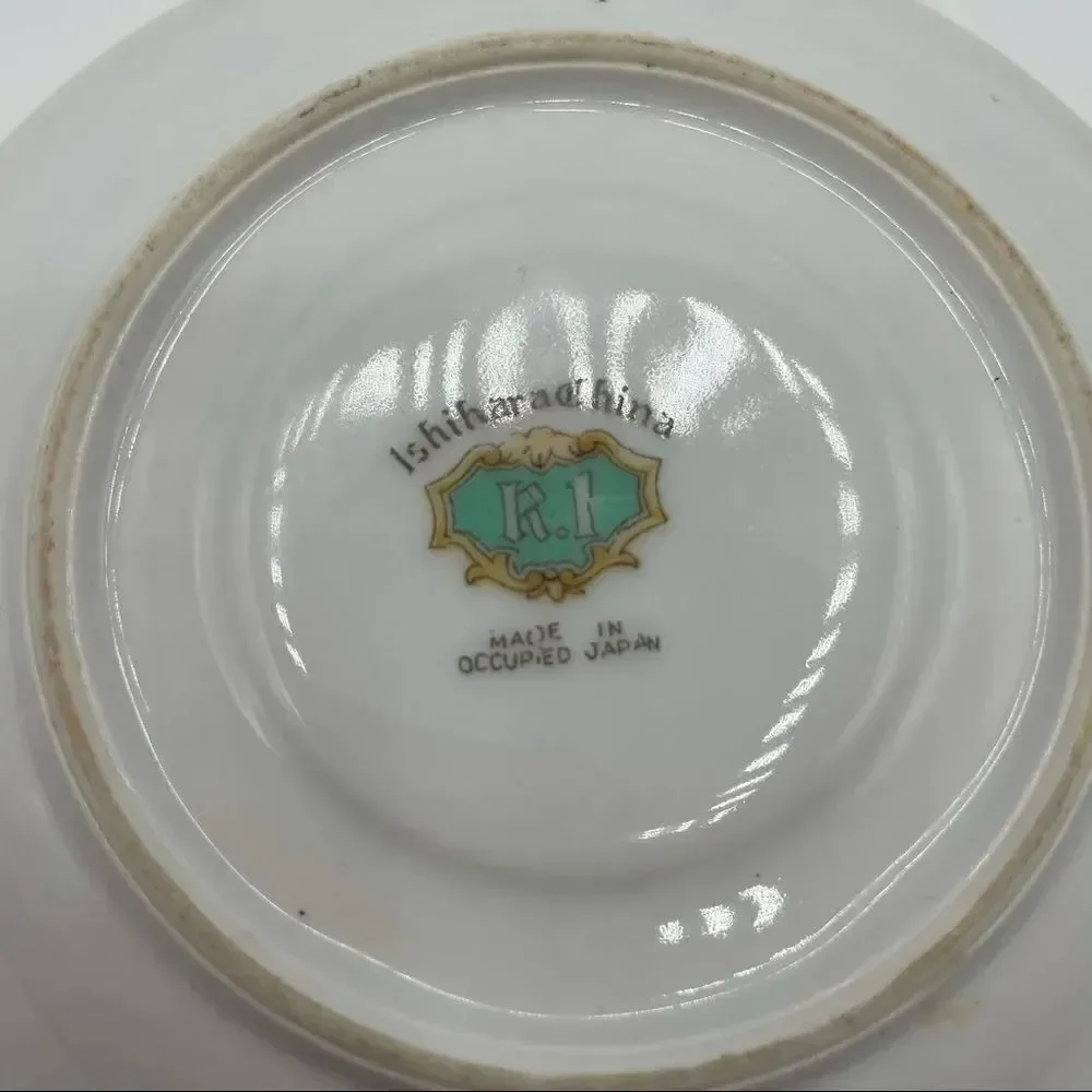 Set of Vintage Occupied Japan China Saucers